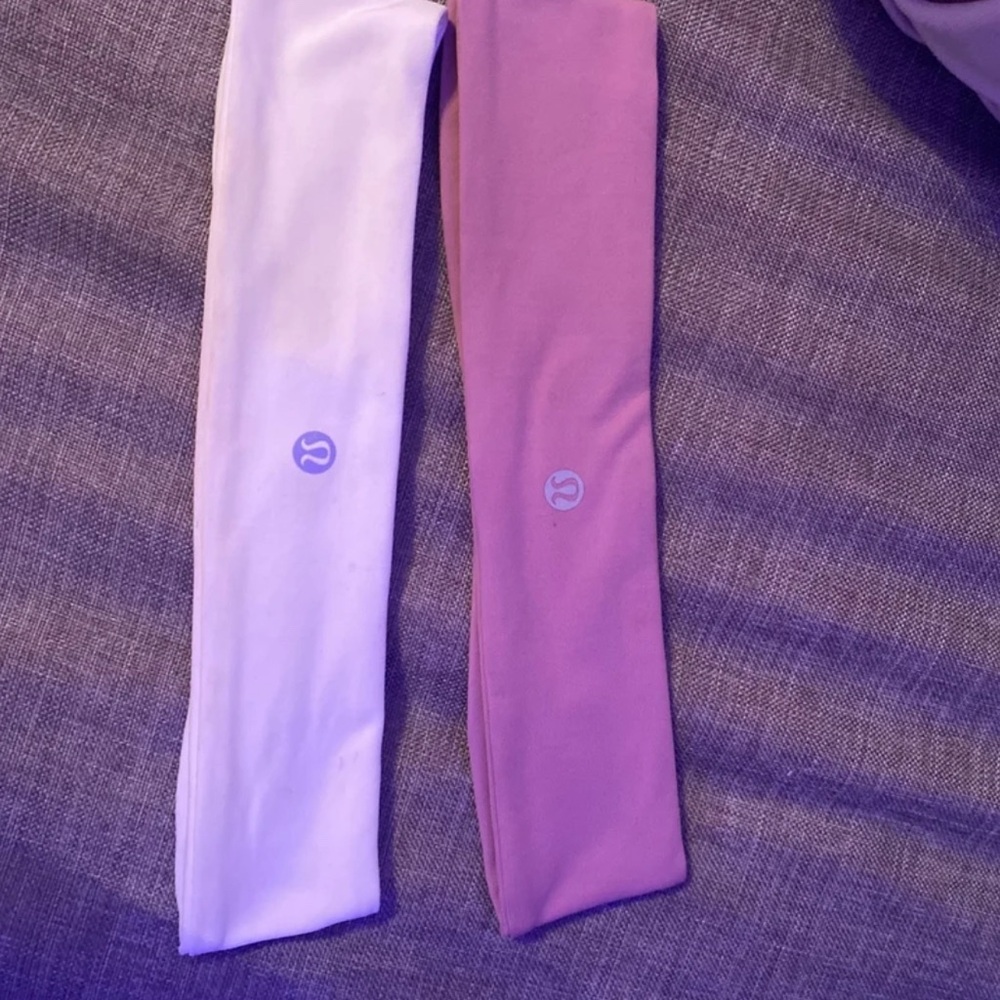 Lululemon Athletica White and Pink Leggings Accessories
